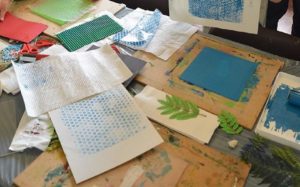 2016-7-11 Colourful Collograph Printing Workshop