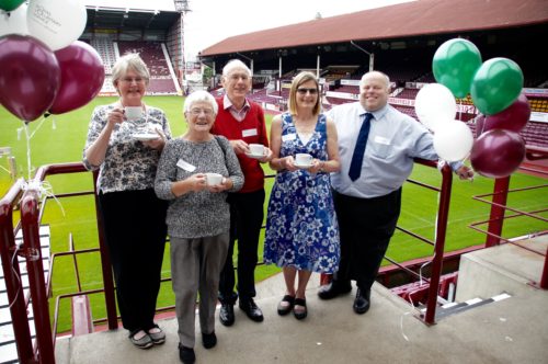 Volunteer Thank You Tea event on the 6th of July 2016 at 1pm Georgie Suite, Tynecastle stadium