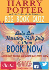 harry potter quiz book 5 at boda