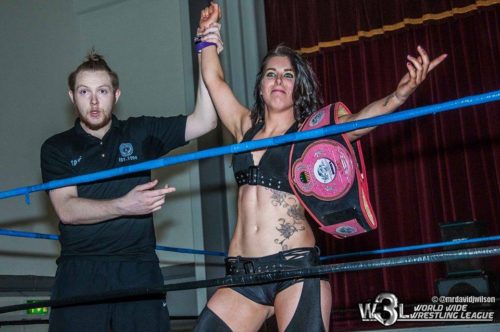 kasey owens with belt