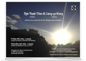 react charity concert 9th July at Broughton