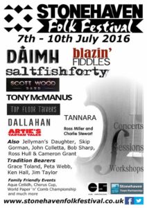 stonhaven folk festival poster