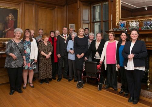 The Lord Provost with Cllr Joan Griffiths and all the Good Neighbour Award winners and nominees