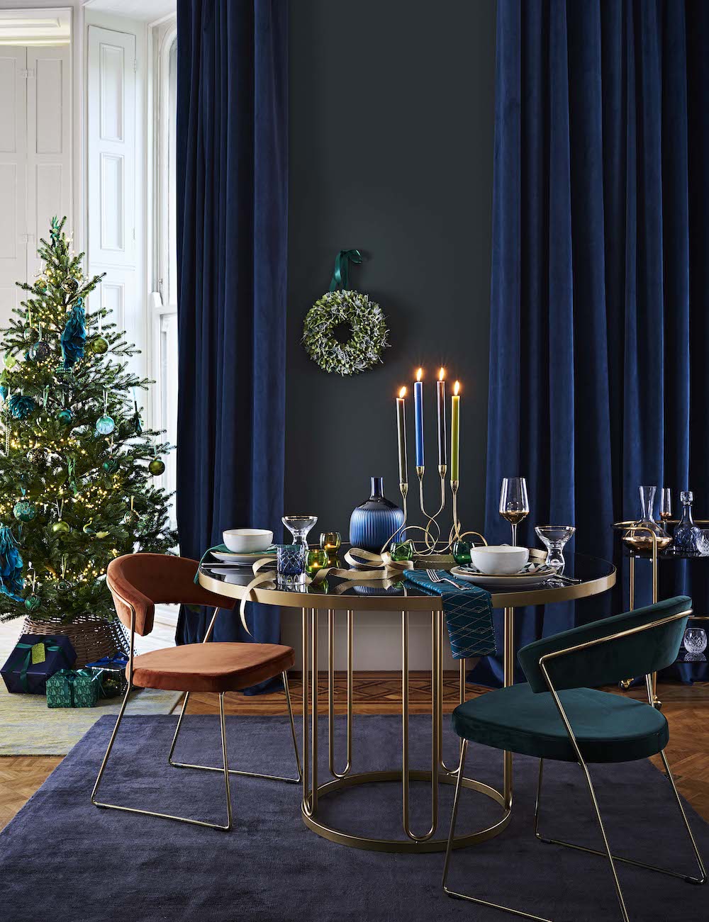 Emerald table setting by John Lewis